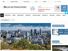 Tablet Screenshot of healthindustry.com